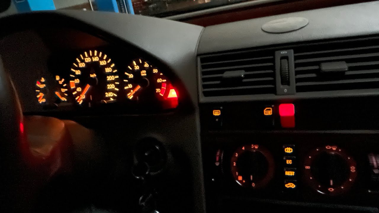 W202 Tacho ausbauen und Beleuchtung reparieren ersetzen tauschen