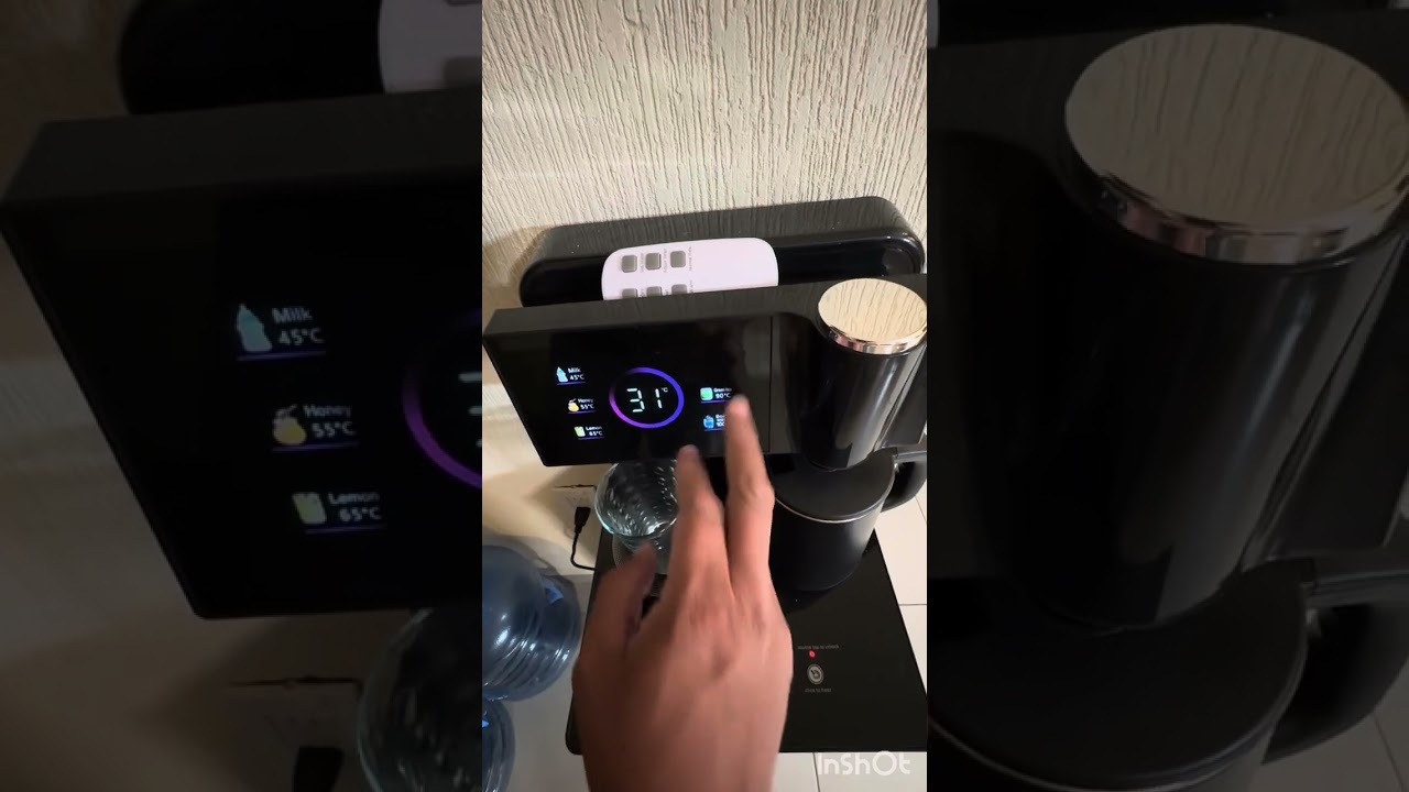 Dispensador De Agua Fría Y Caliente. Eléctrico Con Pantalla Táctil y control remoto
