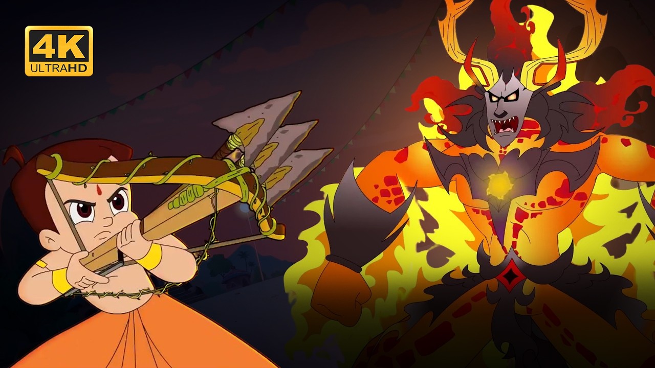 Chhota Bheem - Agni Danav Ka Hamla | Adventure Videos | Cartoons for Kids in Hindi