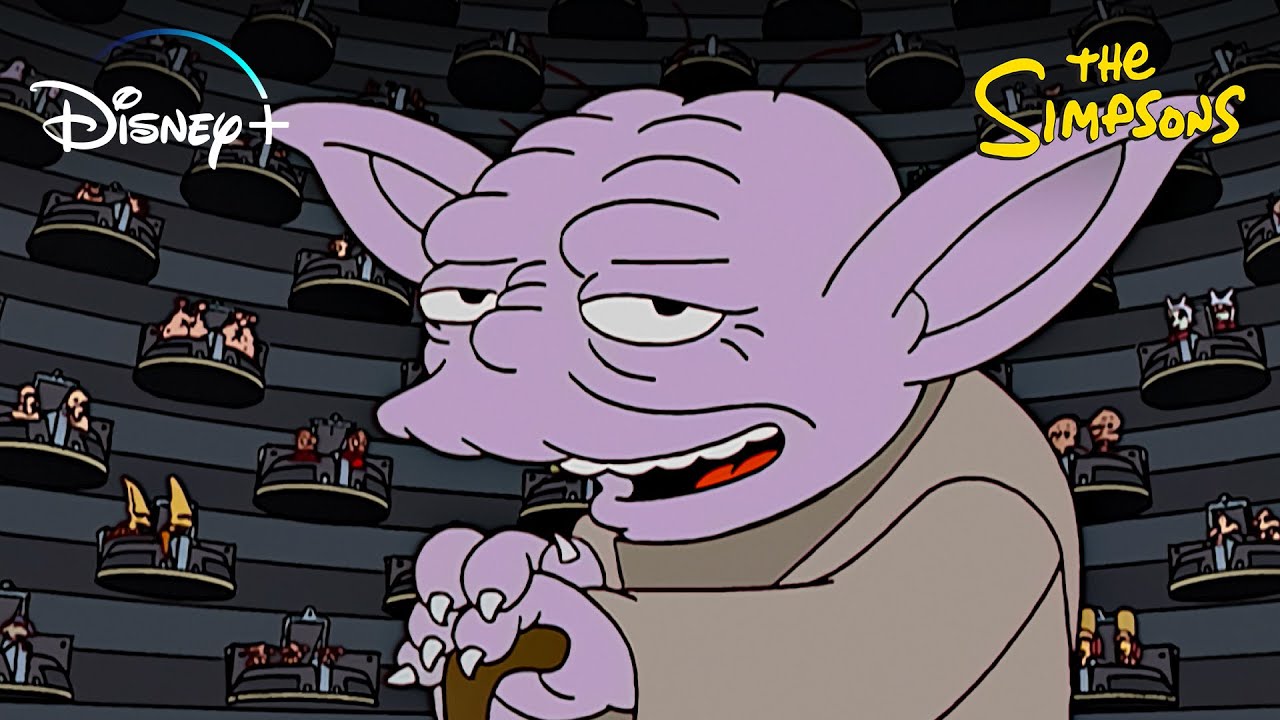 The Best Star Wars References | The Simpsons | Disney+