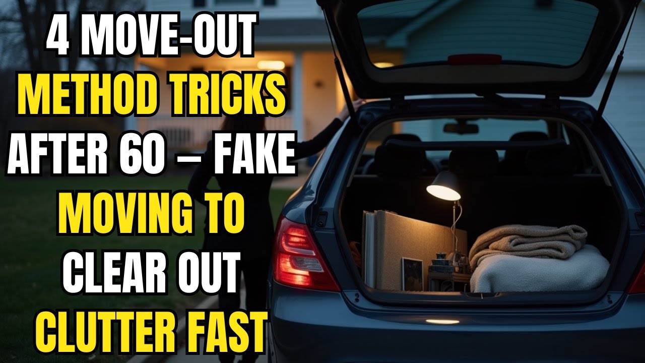 4 Move-Out Method Tricks After 60 — Fake Moving to Clear Out Clutter FAST