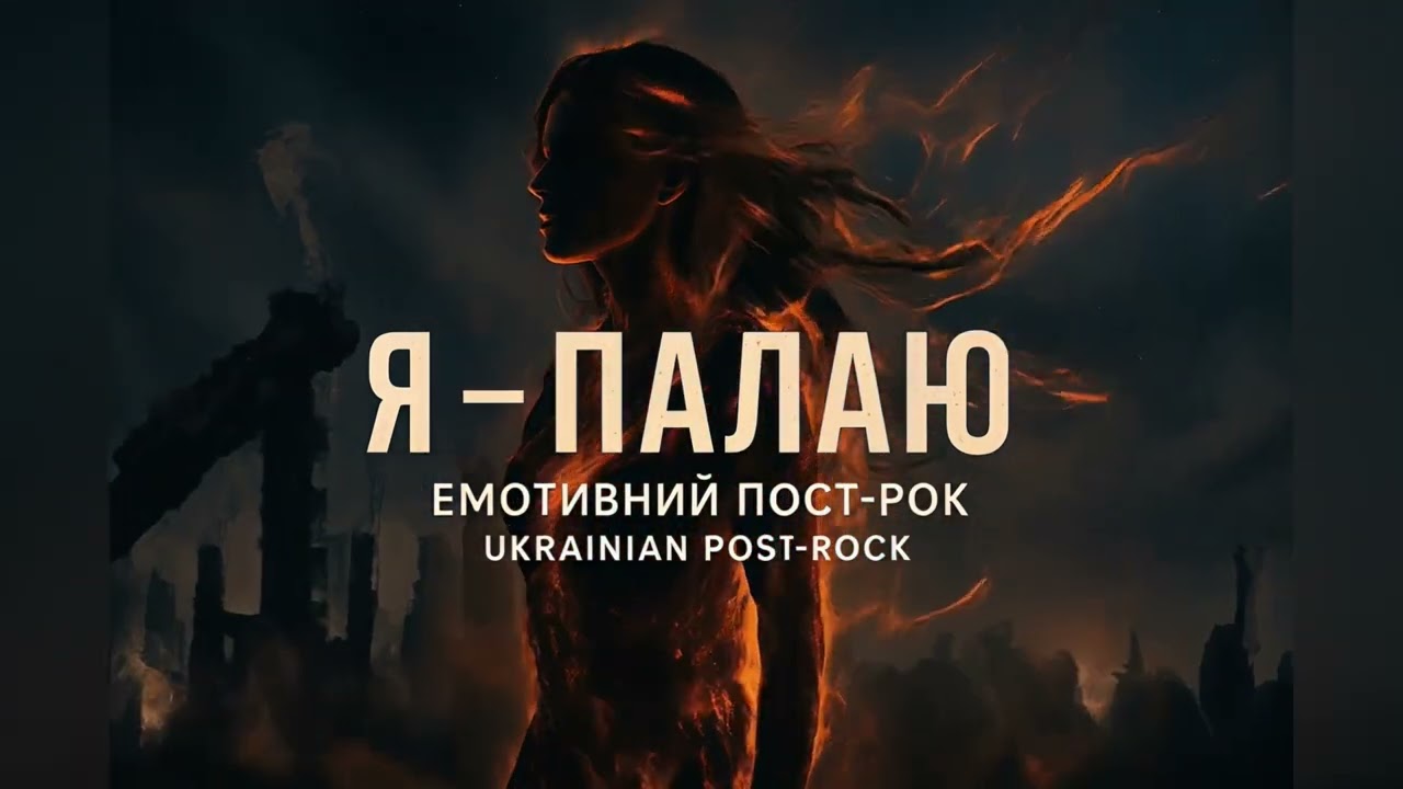 Я- палаю ( post-rock) глибокий жіночий вокал