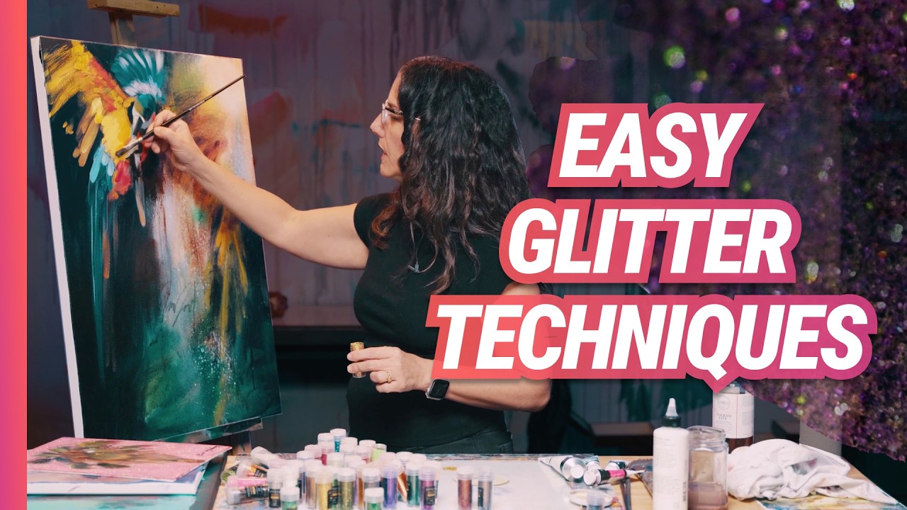 How to Add Glitter to Your Paintings (Without Ruining Them)