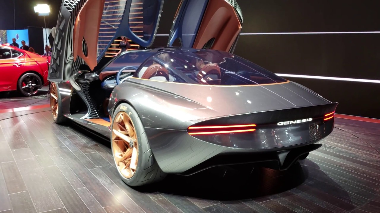 Genesis Essentia concept car at NYIAS 2018