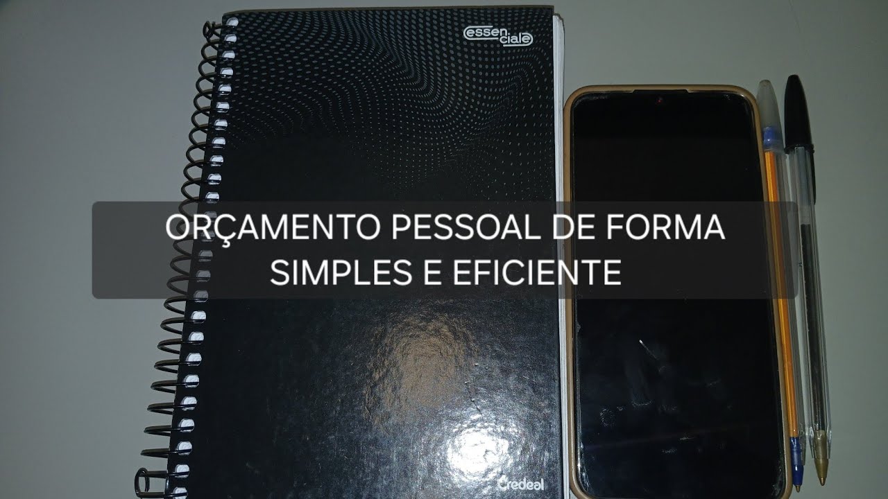 Modelo de ORÇAMENTO PESSOAL de uma forma simples e eficiente.