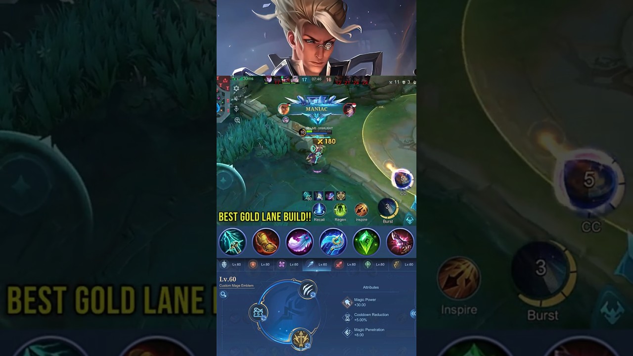 Maniac!! Natan Best Gold Lane Build (Part 6) - MLBB #gameplayproplayer #natan #MLBB