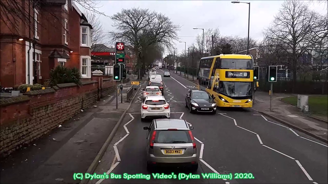 Full Route of NCT Yellow Line 69 to Bulwell Snape Wood on Diversion Down Haydn Rd - YN69 DPY 512.