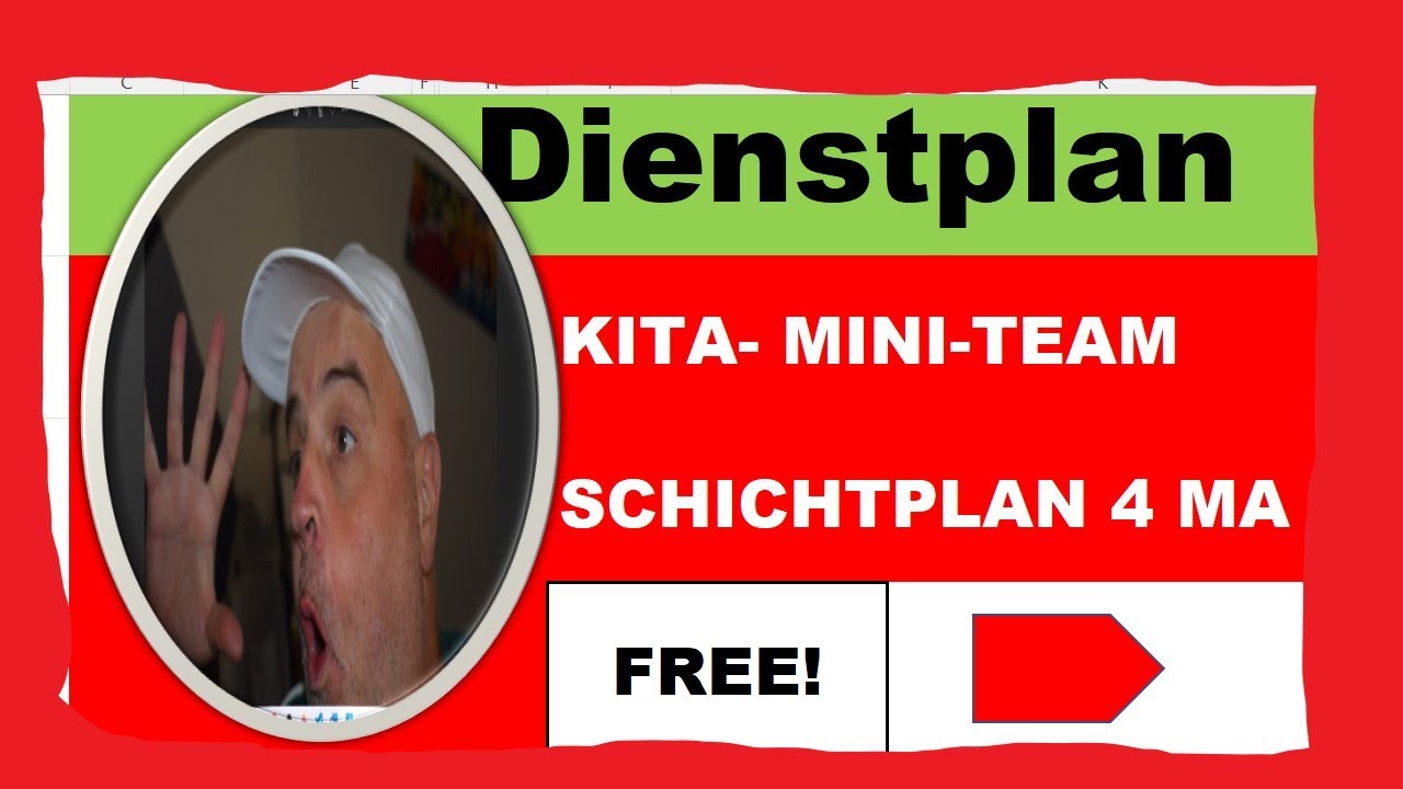 kindergarten dienstplan wie plane ich 4 Erzieherinnen ein mini planer for free