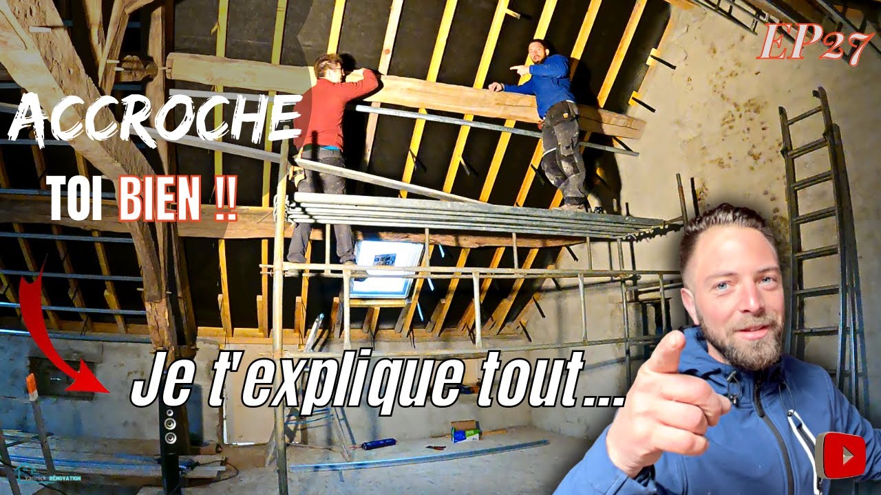 Technique efficace pour créer ton ossature de rampant.. TUTO explication EP27