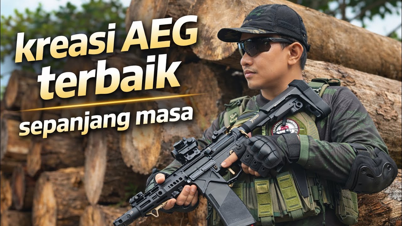 NGERI !!  WGB Convert AEG CQb Terbaik Racikan @rickywaworga4119 
