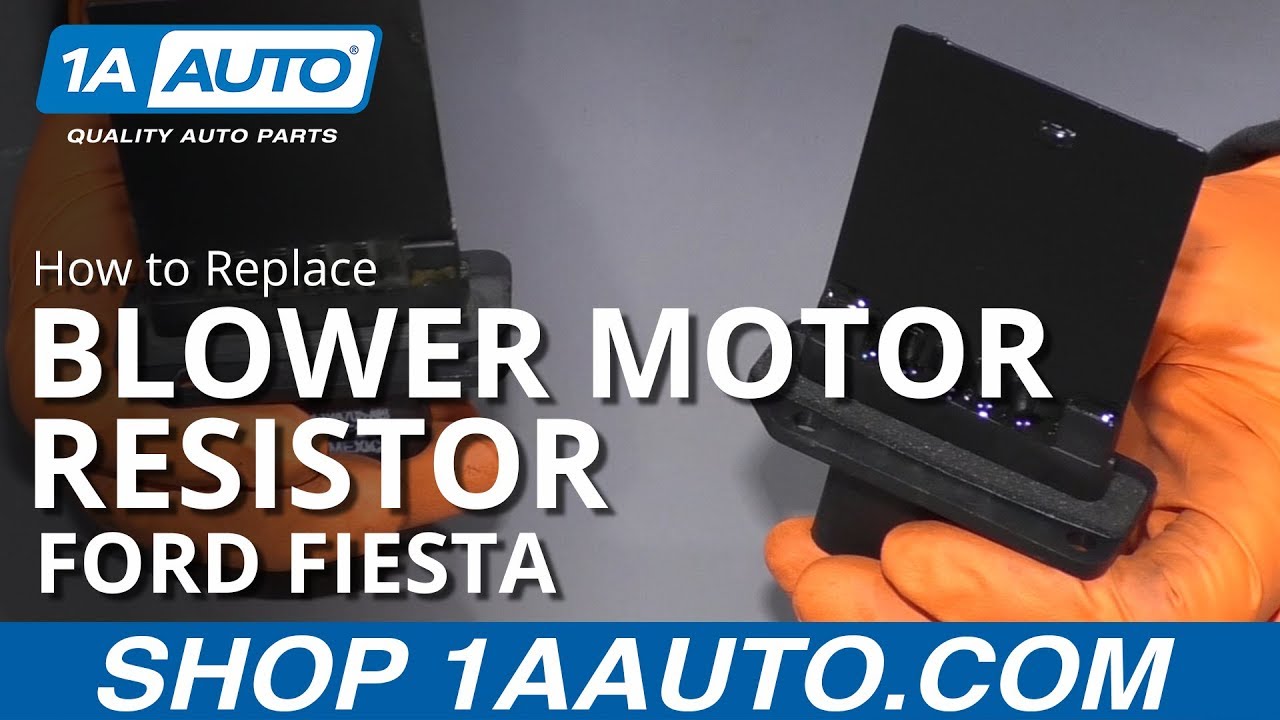 How to Replace Blower Motor Resistor 11-13 Ford Fiesta