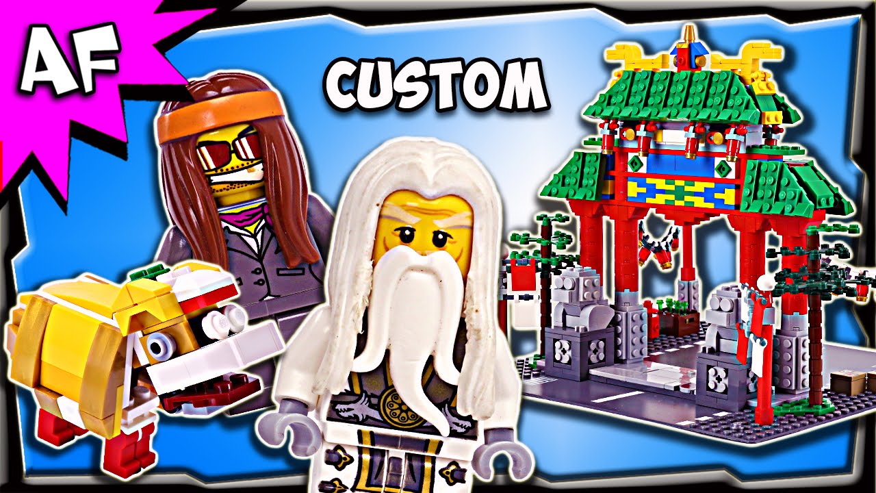 Custom Lego CHINATOWN MOC Stop Motion Build Review