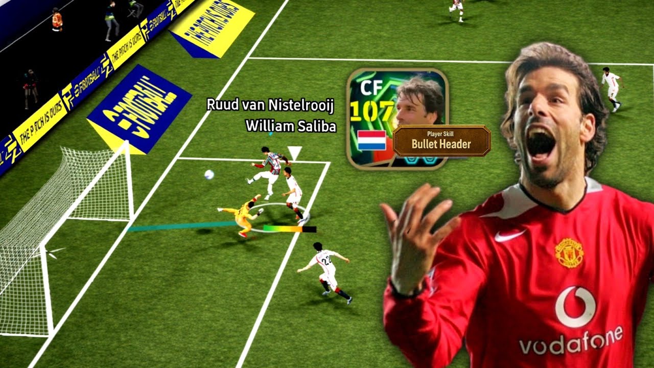 100 монет Рууда ван Нистелроя! Новый зверь с заголовком пули | Электронный футбол 2026 для мобиль...