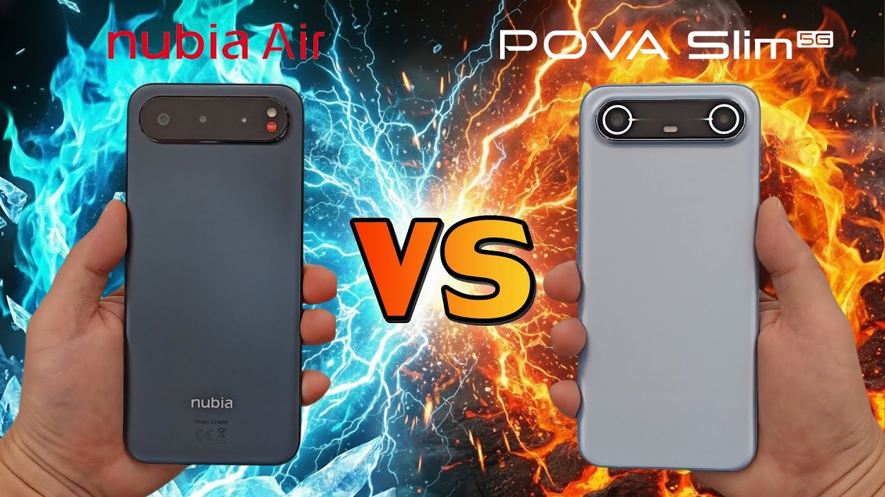 nubia Air 5G vs Tecno Pova Slim 5G