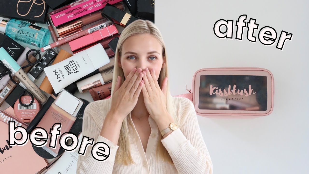 Make-up Stash HALVEREN | organize & declutter | Shopaholic naar minimalist