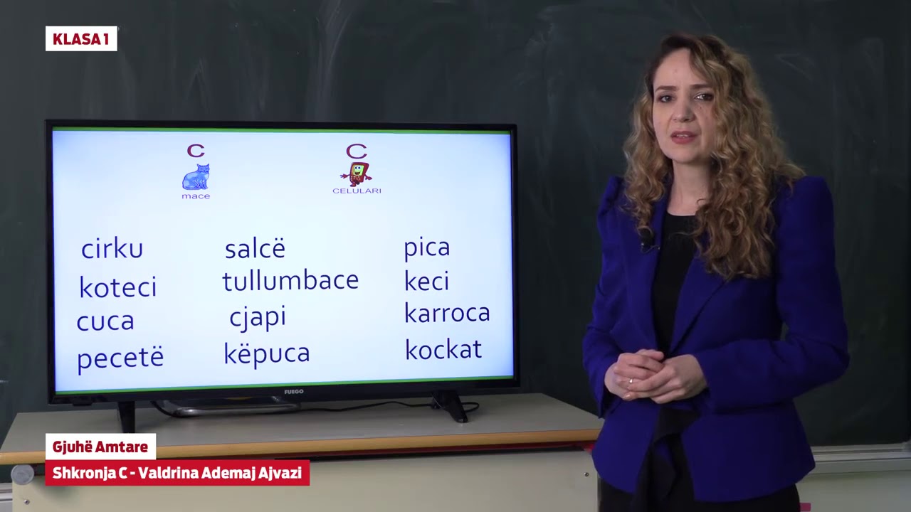 Klasa 1  Lënda: Gjuhë Amtare   Mësimi: Shkronja C