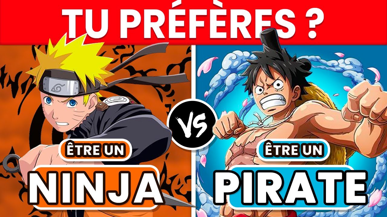🐉 TU PRÉFÈRES..? Édition ANIMÉ 🏴‍☠️🍥 | 50 CHOIX IMPOSSIBLES