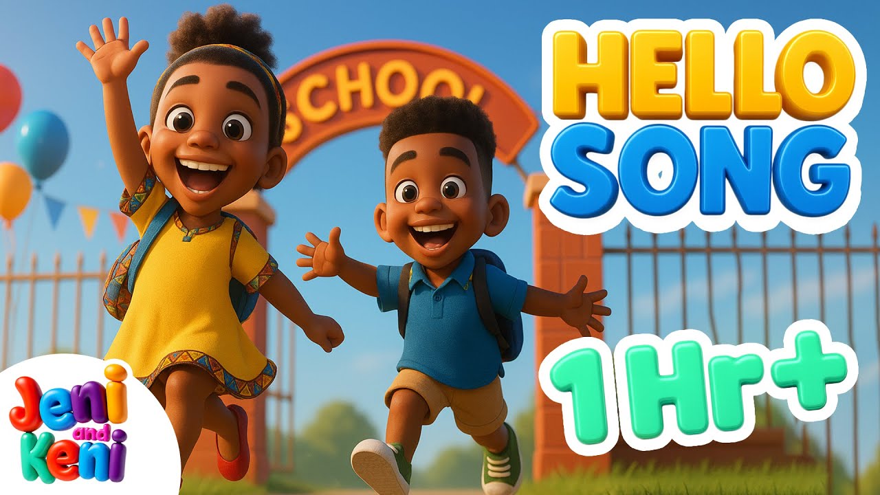 Hello Song by Jeni & Keni + More Fun Rhymes | Kids Rhyme Compilation