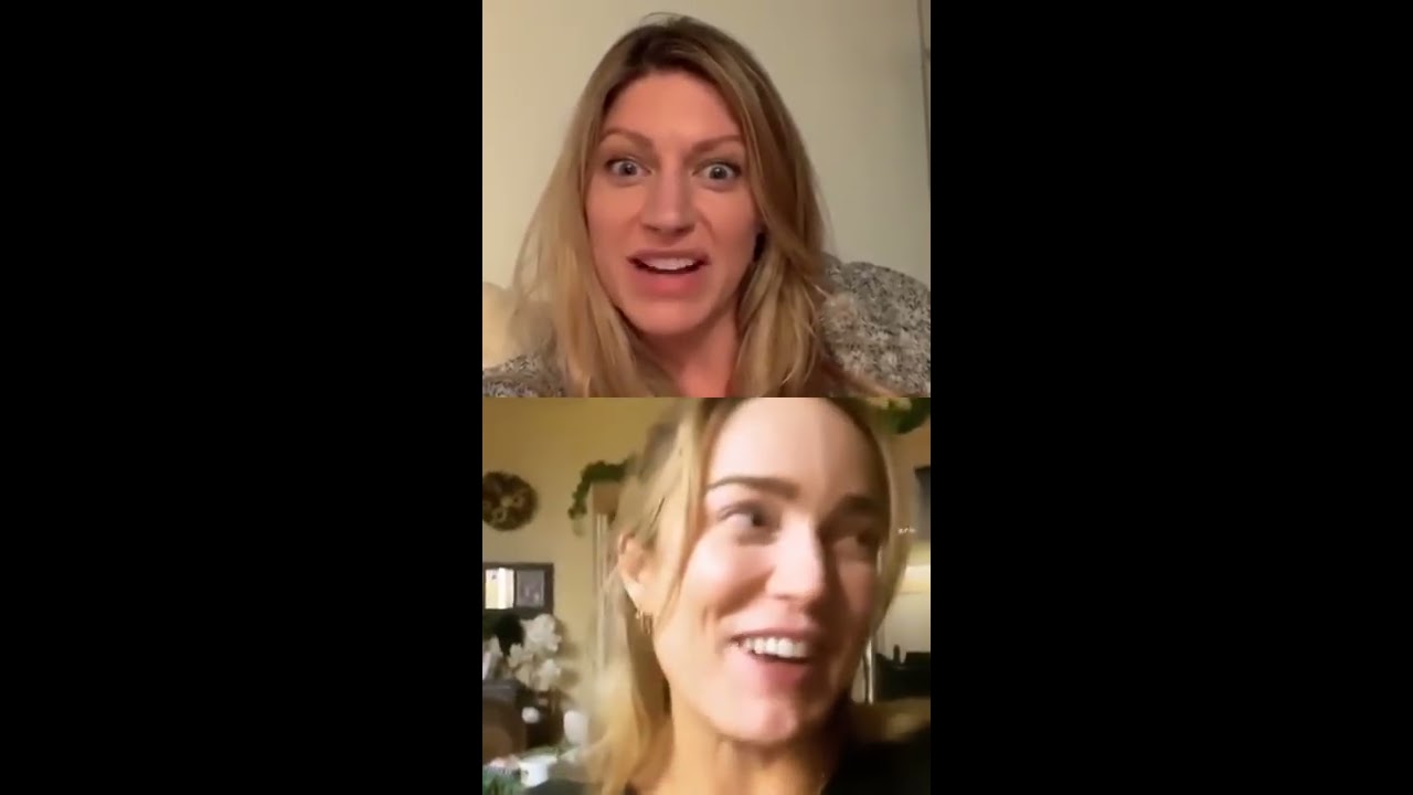 Caity Lotz & Jes Macallan, Instagram Live April 21