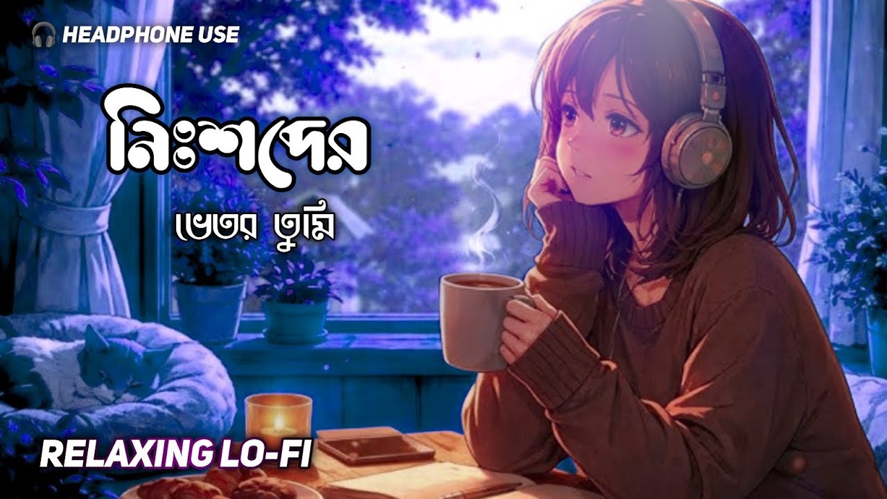 নিঃশব্দের ভেতর তুমি 🎧 2026 Bengali 💔 Sad LO-FI Song 🎶 Night LO-FI Music 