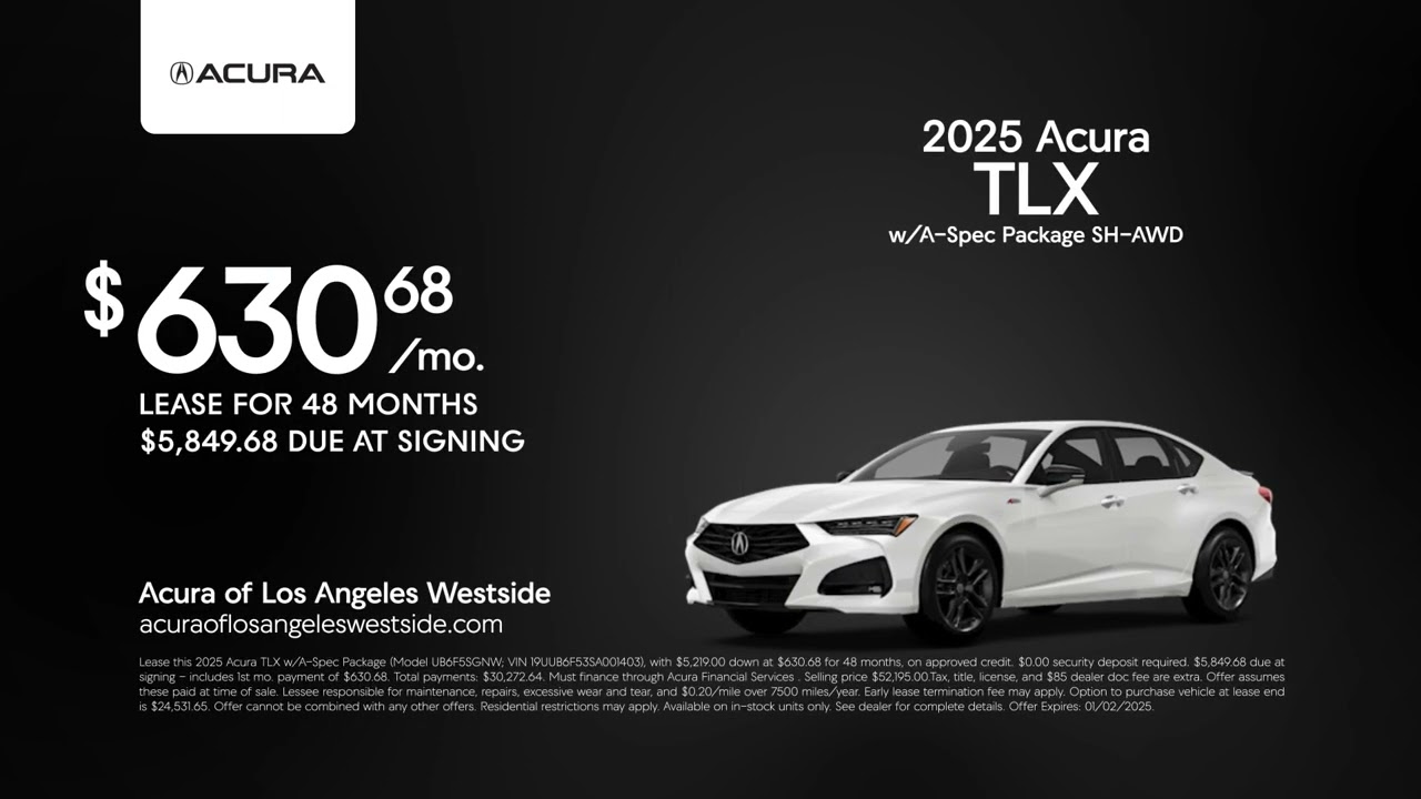 Acura TLX 12/10/2024 4664645