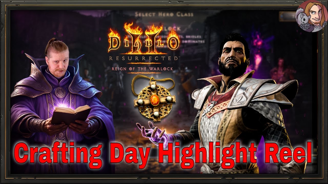 D2R RotW - Crafting Day Highlights (Caster, Blood, & Safety Crafts)