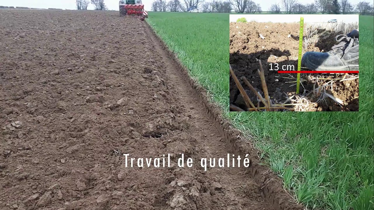 DEMBLON : Charrue mixte BIO pour labour agronomique ou classique