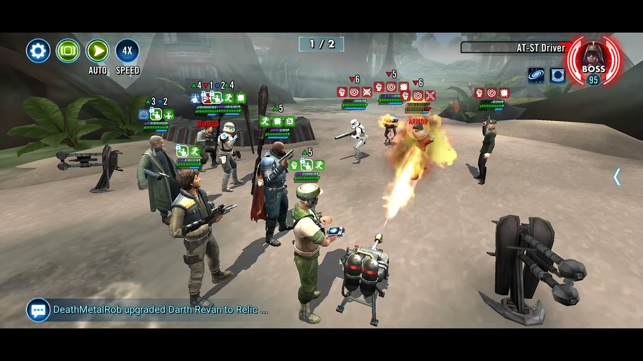 SWGOH ROTE LS P3 Kashyyyk Saw special mission auto