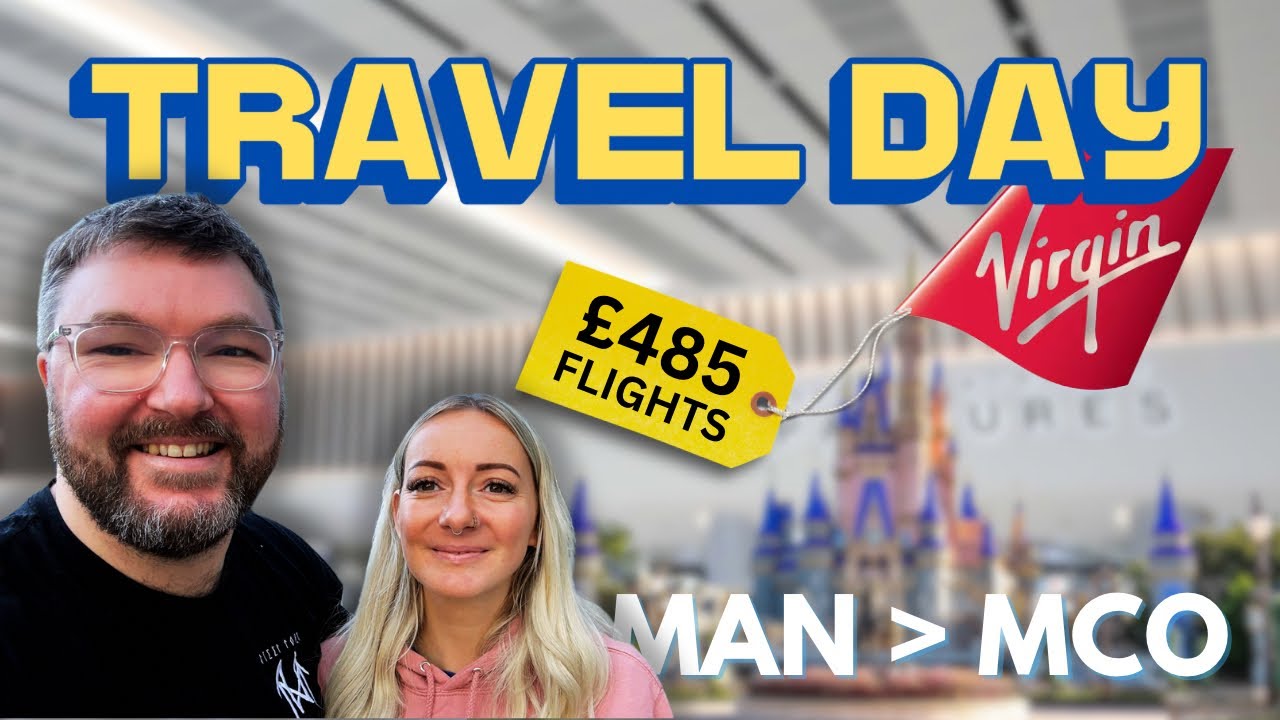 Orlando Travel Day | Disney VLOG | Rosen Inn LBV | Olive Garden | MAN to MCO Virgin Atlantic