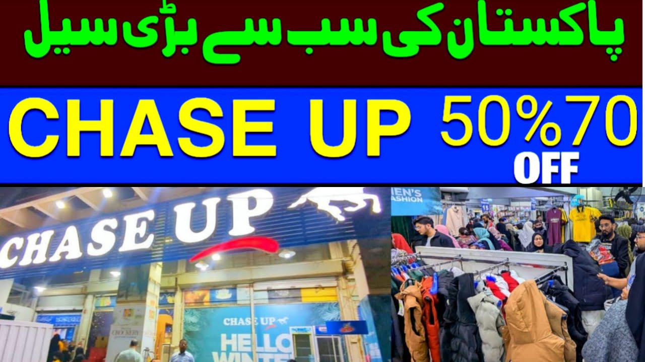 Chase- up North nazimabad biggest sale Karachi mega mall 2026 offer closing down