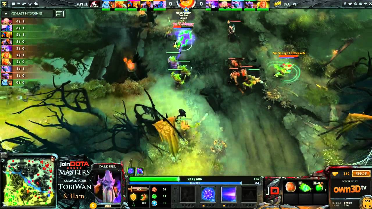 joinDOTA Masters Special - Empire vs NaVi - Grand Final Game 1