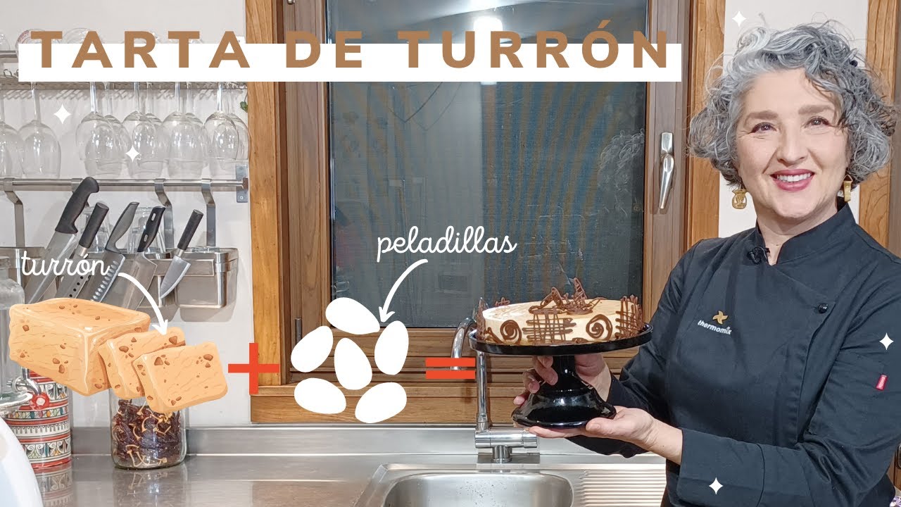 🎂 TARTA DE TURRÓN (Y PELADILLAS) DE APROVECHAMIENTO 🥚 con Thermomix® #TM6 #TM5 #TM31