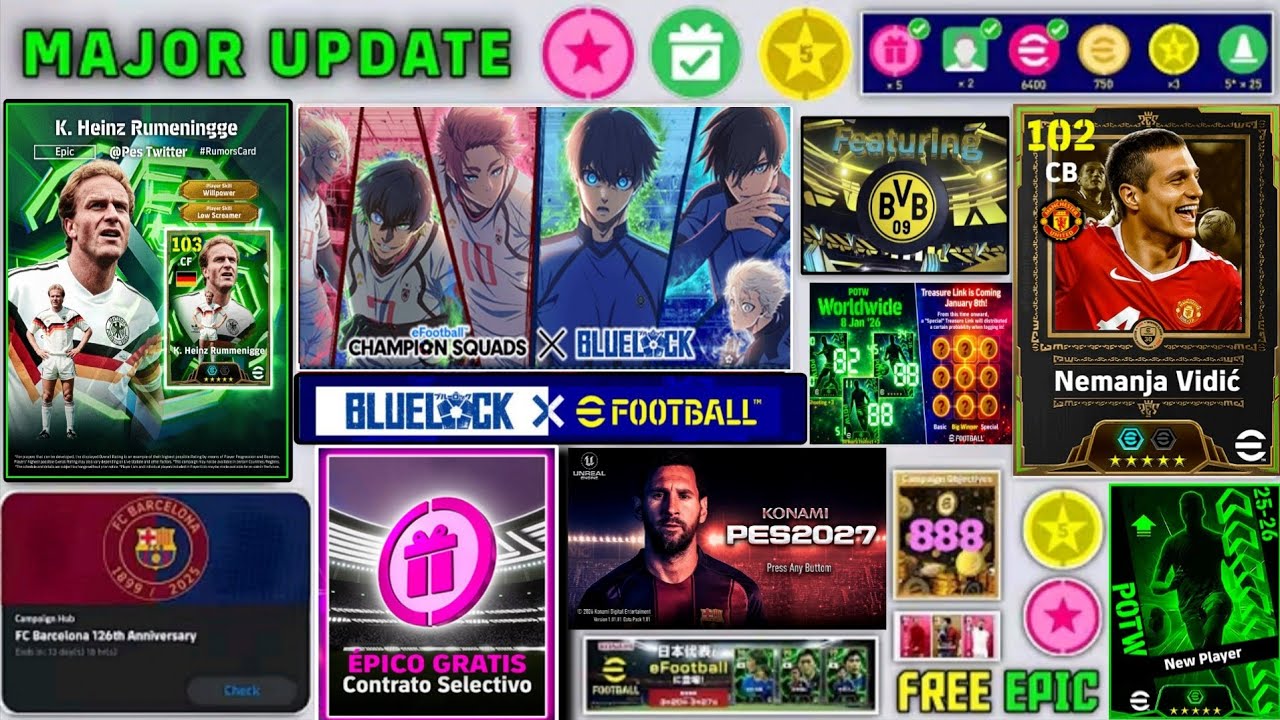 🔥 TUDO REVELADO 🎁 NOVAS CAMPANHAS 🚀 E TODAS AS INFORMAÇÕES NO EFOOTBALL 2026