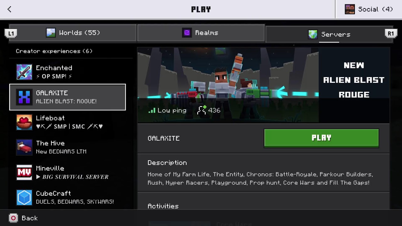 Minecraft stream