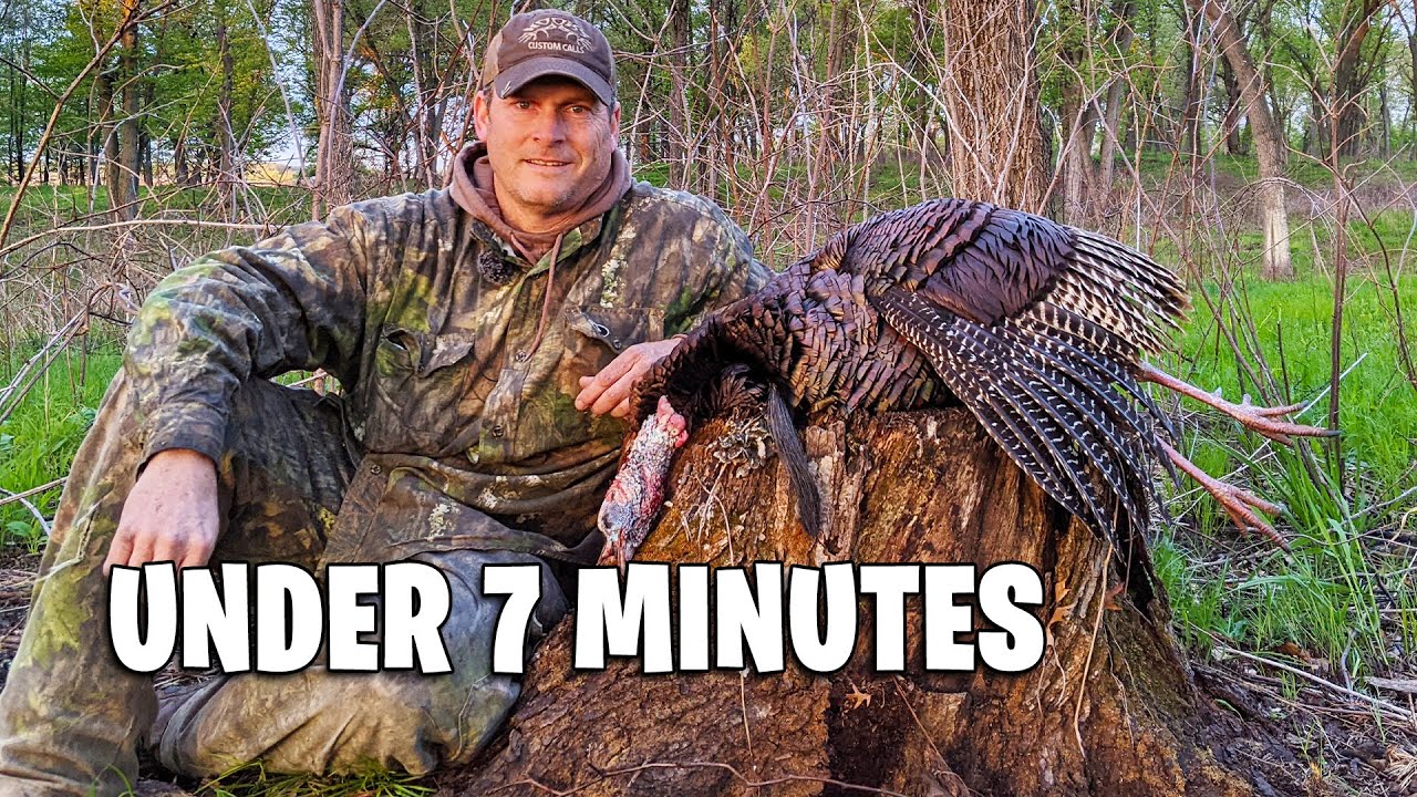 SHORTEST Turkey Hunt EVER!!! - From First Call To Shot!