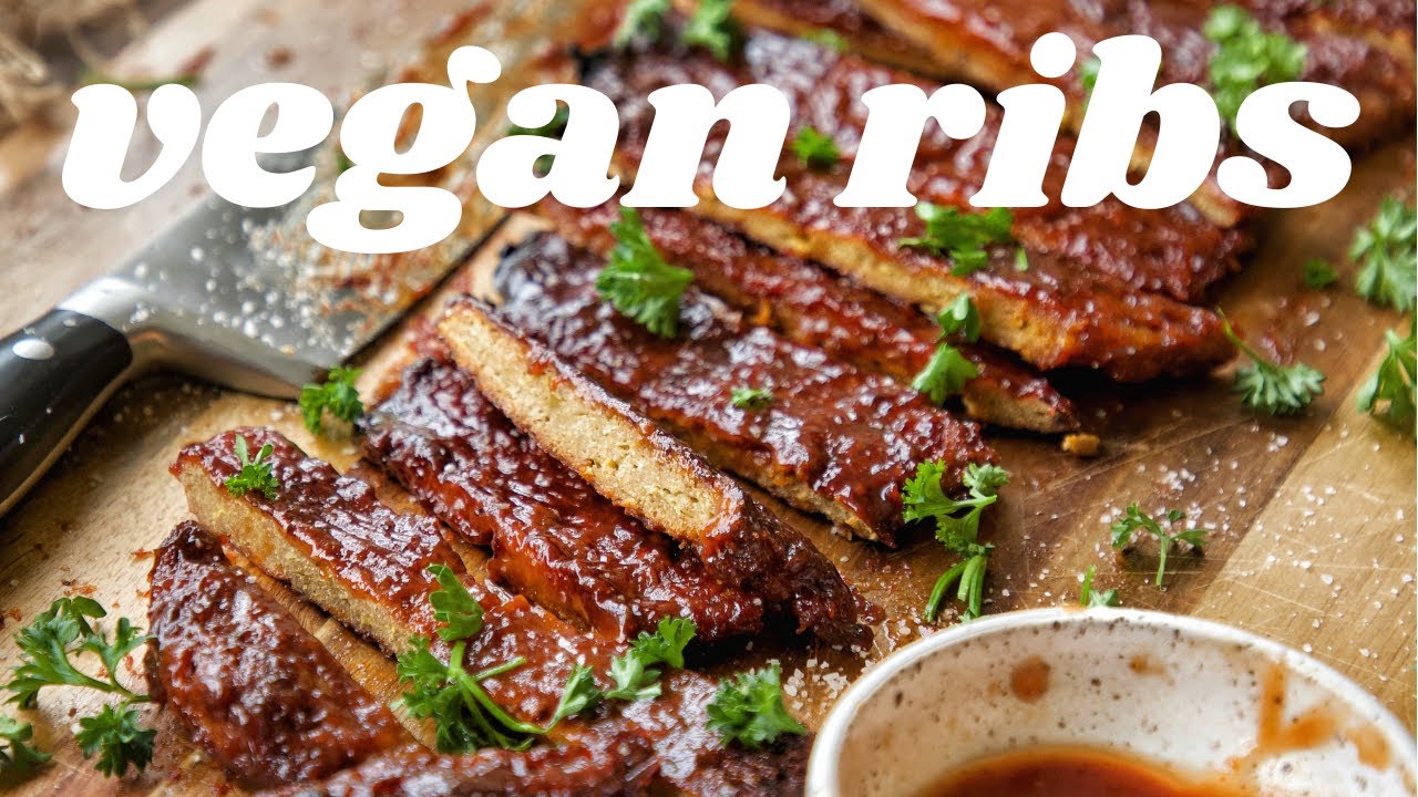 BBQ WEEK: VEGAN RIBS [MADE WITH SEITAN] | PLANTIFULLY BASED