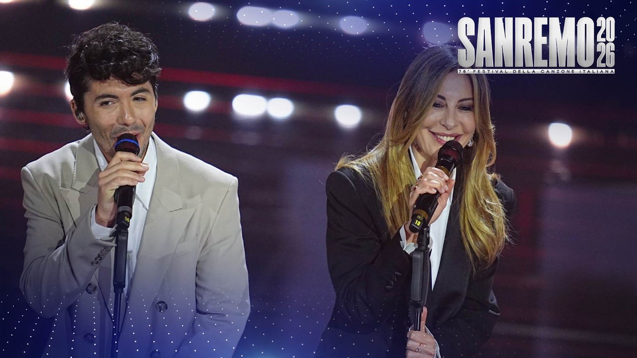 Sanremo 2026 - Fulminacci e Francesca Fagnani cantano Parole parole