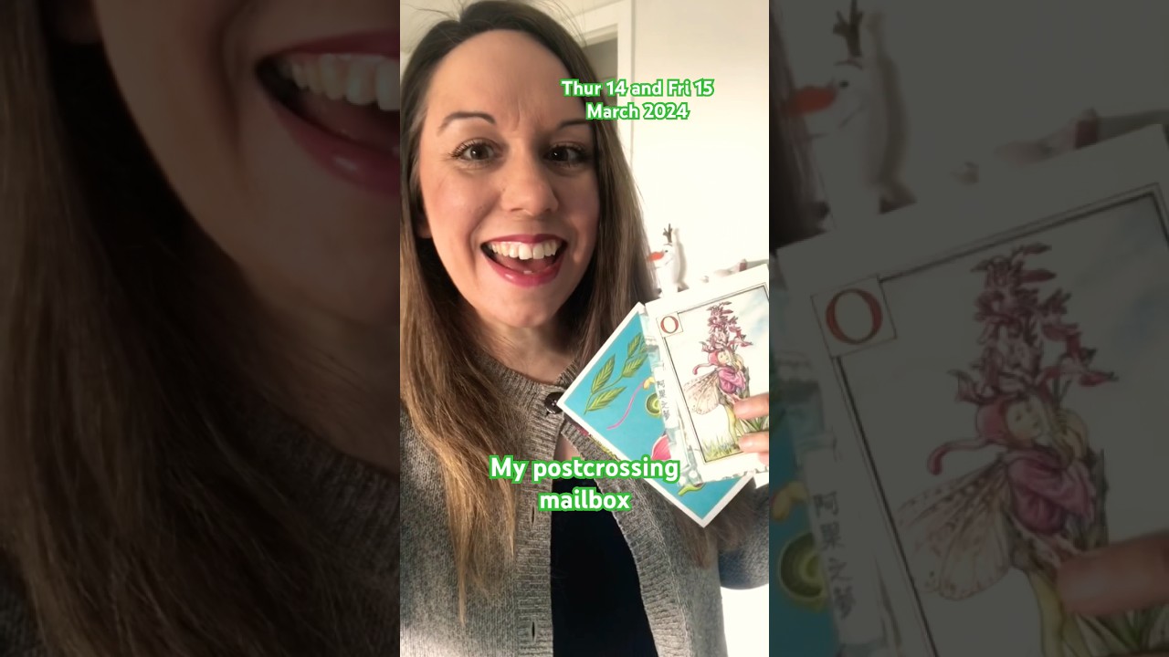 14-15/03/2024 - 4 incoming POSTCROSSING POSTCARDS in my mailbox! - sorry I am late! Oups! 😬