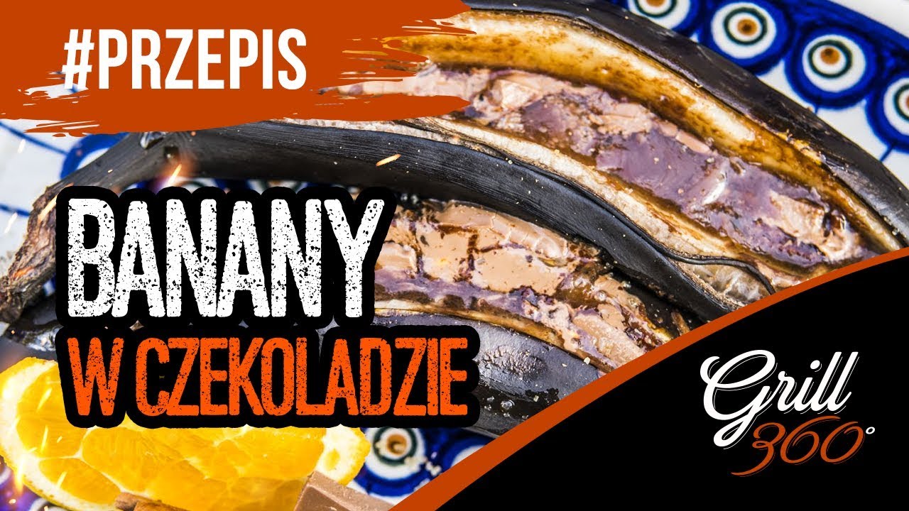 🍌 Grillowane banany z czekoladą I PRZEPISY GRILL360