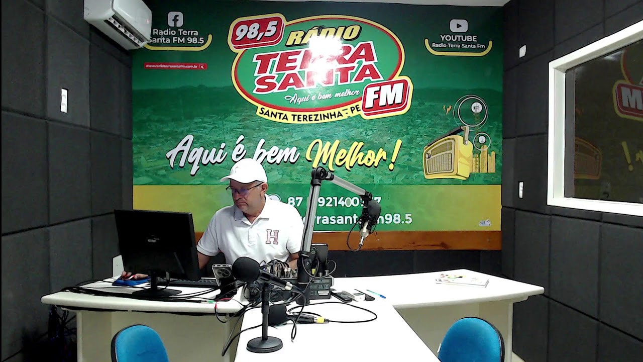 Stream em direto de Radio Comunitária Terra Santa Fm 98,5 MHz