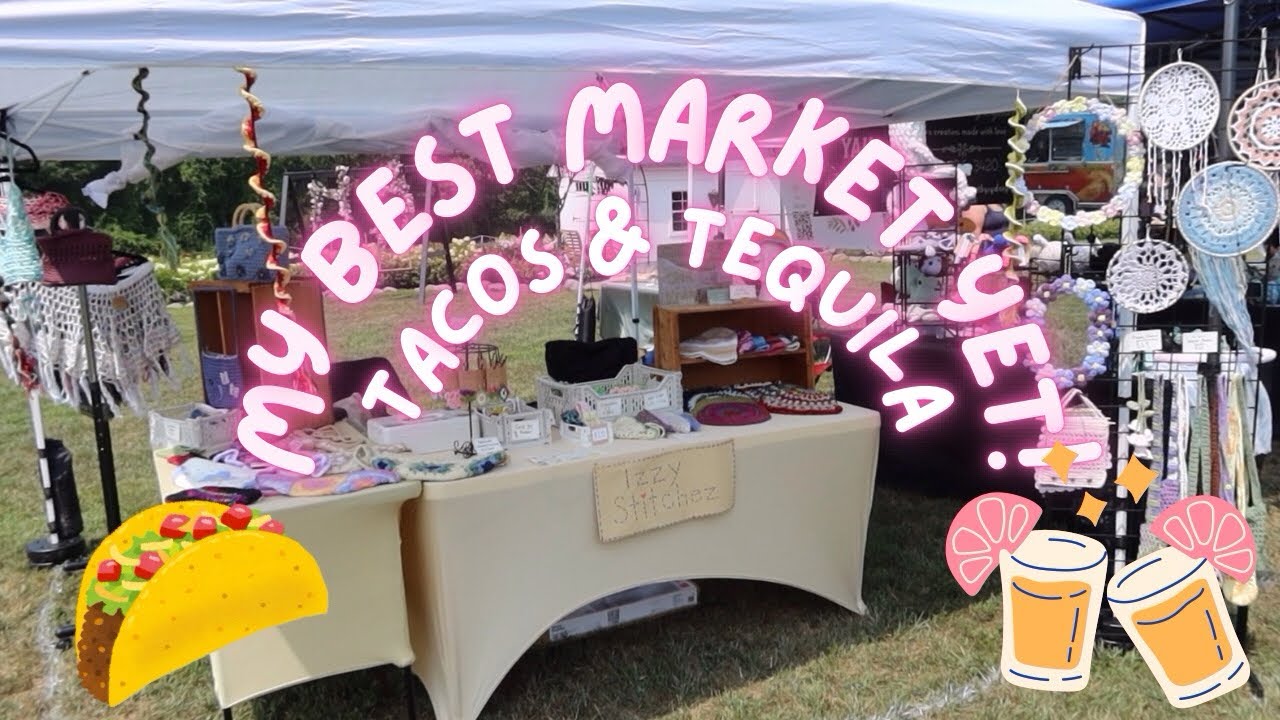 My best market yet!? Taco and Tequila Festival Market Vlog🌮✨
