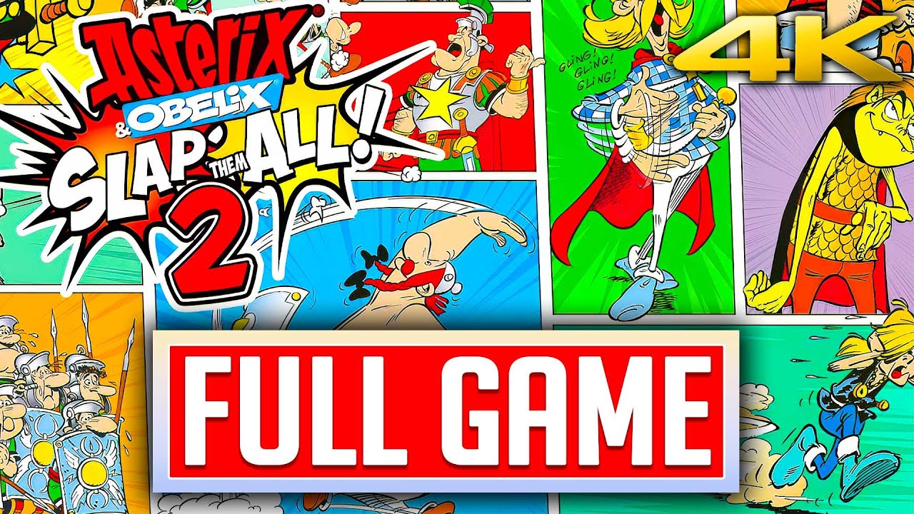Asterix & Obelix Slap Them All 2 - FULL GAME Gameplay Walkthrough Longplay No Commentary [4K 60FPS]