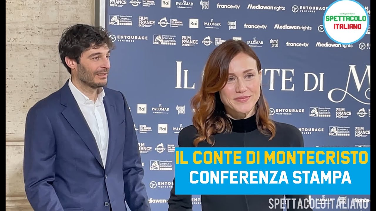 Il Conte di Montecristo conferenza stampa: Lino Guanciale con Gabriella Pession e Nicolas Maupas
