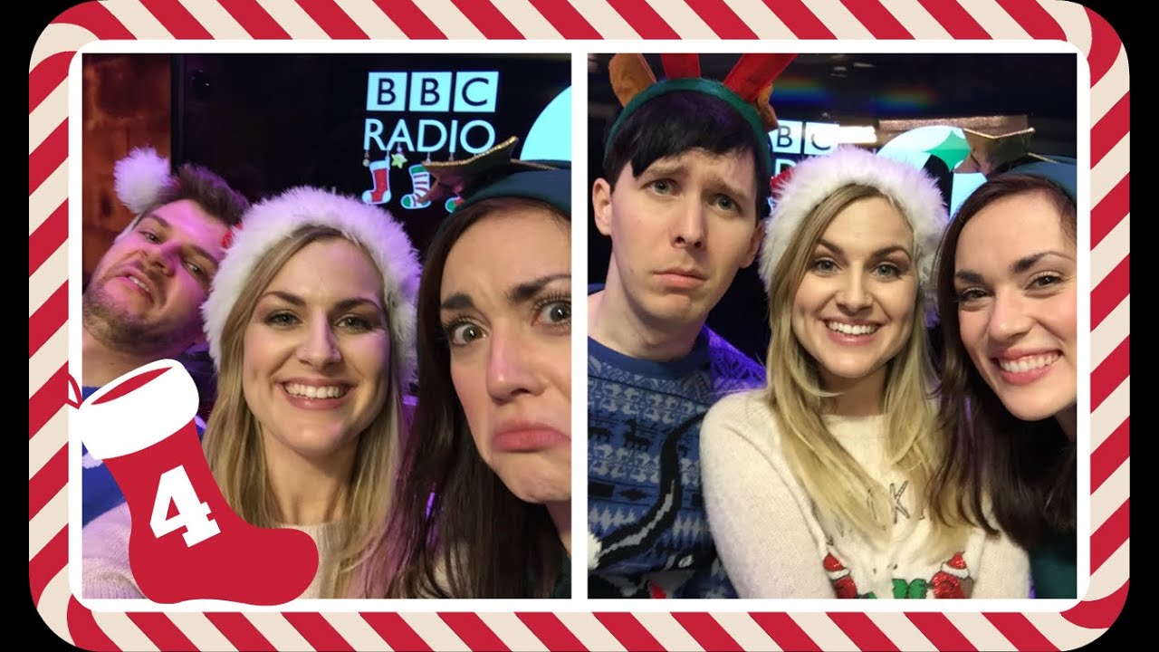 VLOGMAS! | RADIO 1 FUN WITH JIM, BEN, DAN & PHIL!