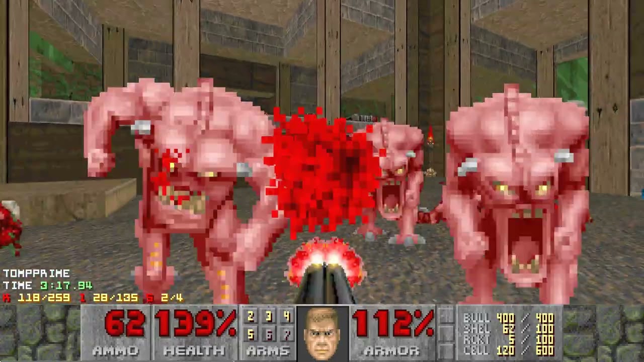 Doom 2: Syringe - MAP 4: Banana Export (UVMAX)