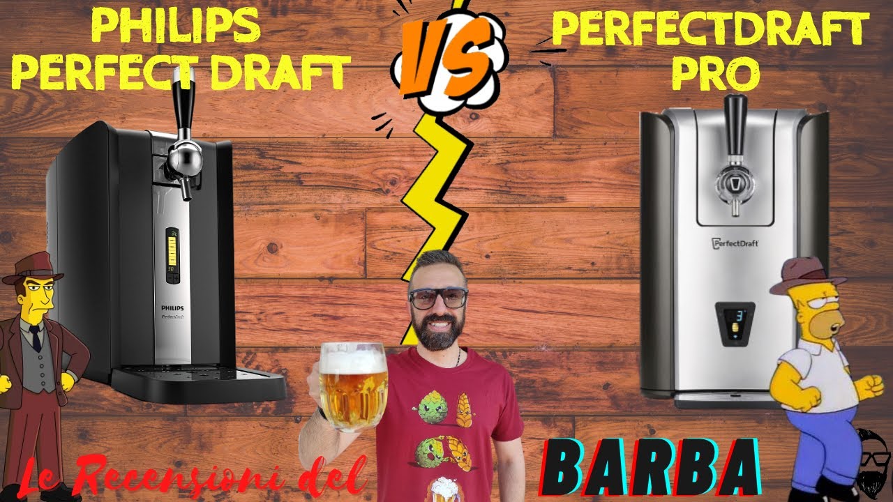 Philips perfect draft vs Perfectdraft Pro confronto analisi differenze spillatore spillatrice birra