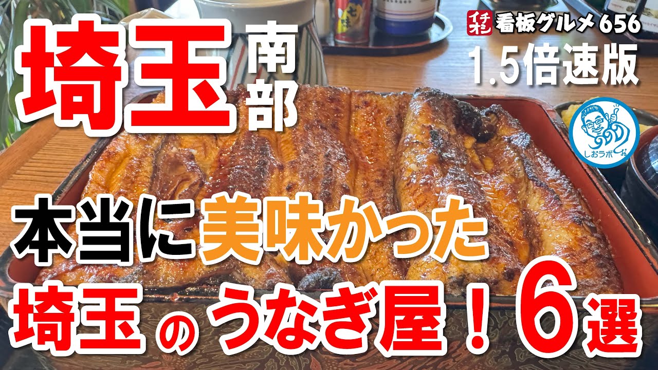【1.5倍速】埼玉南部で本当に美味しかったうなぎ屋６選 イチオシ看板グルメ656 #飲食店応援 1601