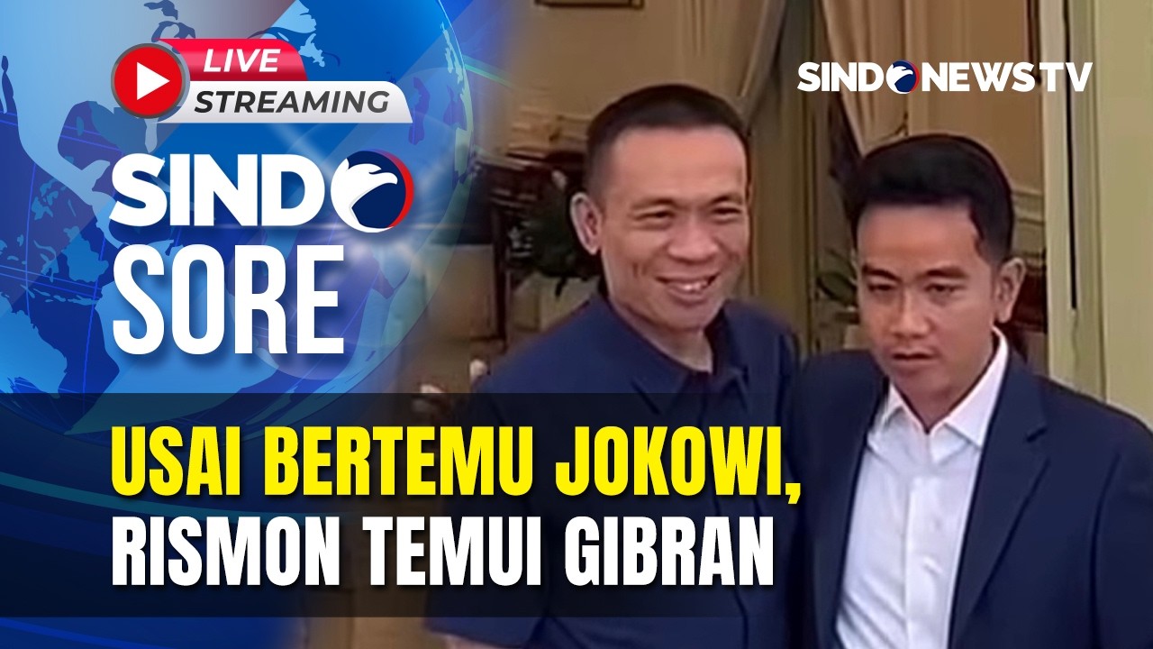 🔴 USAI BERTEMU JOKOWI, RISMON TEMUI GIBRAN | SINDO SORE | 13/03 |  FULL