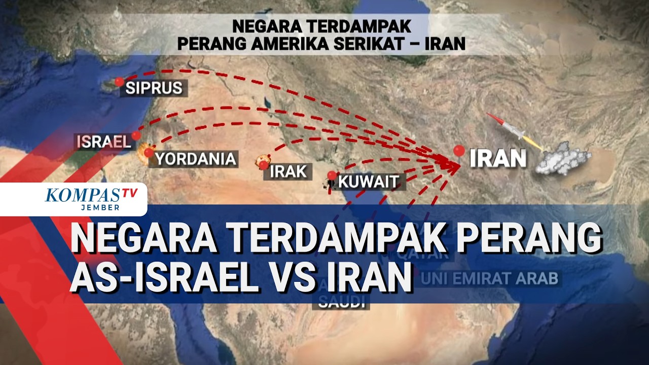 Dampak Perang Iran vs AS-Israel: UEA hingga Yordania Terimbas Konflik