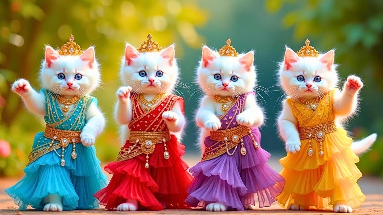 बिल्ली डांस | Cutest Cat videos funny dance🤣💃Dance Videos for cats 